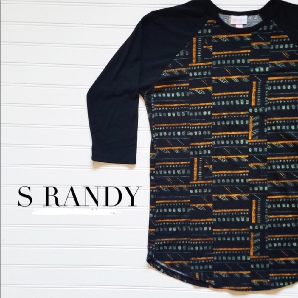 LuLaRoe Randy Baseball Tee Size Small